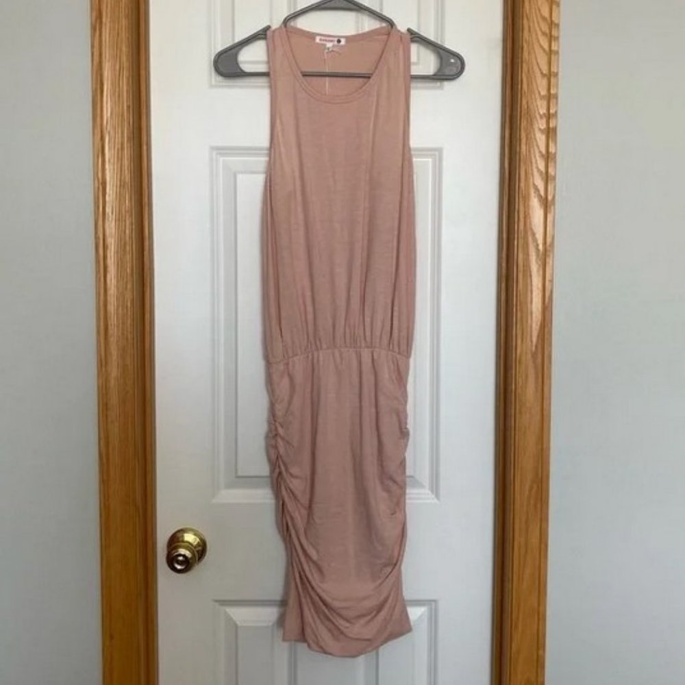 NWT Sundry Racerback Ruched Dress XL - Picture 2 of 4